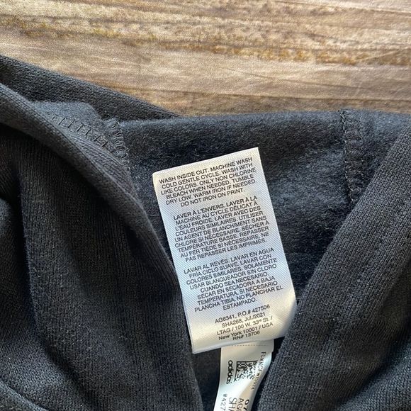 Adidas Little Boys Zip Front Essential Fleece Hoodie and Jogger - Picture 8 of 16